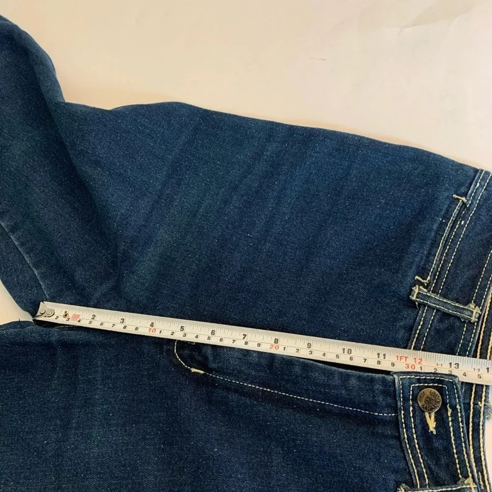 Vintage Givenchy 70's style straight leg high rise jeans. Size 28. - Picture 15 of 17